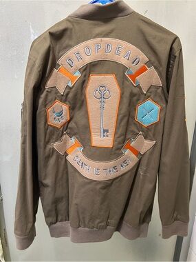 Drop dead bomber jacket death is the key